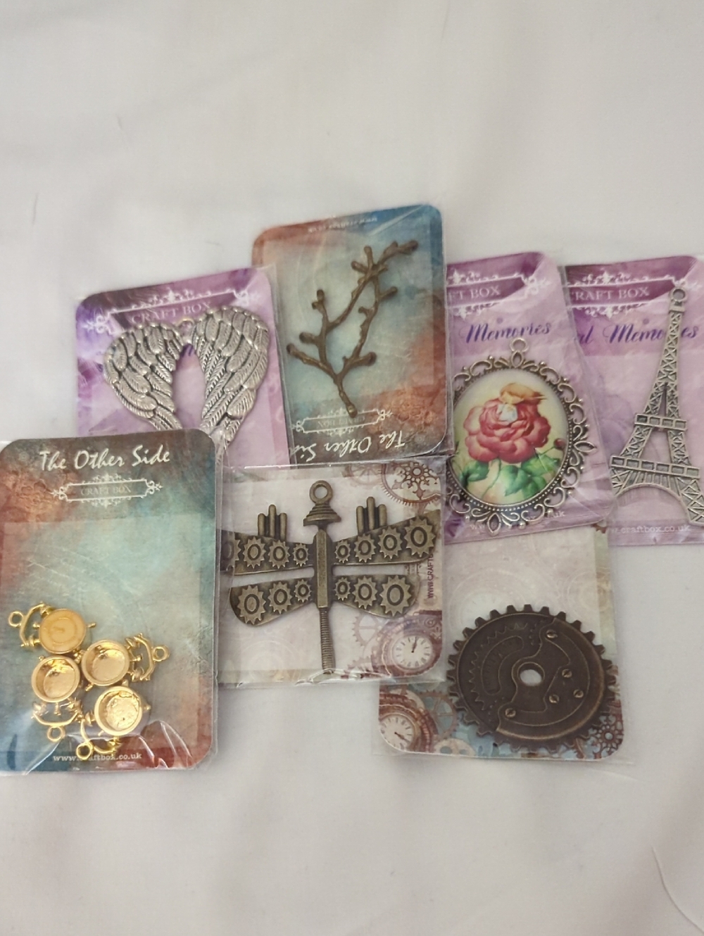 Steampunk Jewelry Items Set Of 7